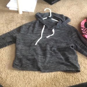 Rue 21 long sleeve cropped sweatshirt